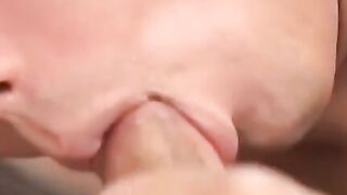 Slender twink fucks his latino boyfriend with his hard cock