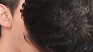 Slender twink fucks his latino boyfriend with his hard cock