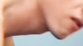 Slender twink fucks his latino boyfriend with his hard cock