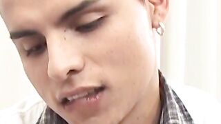 Young gay Latino anally fucked by his horny lover
