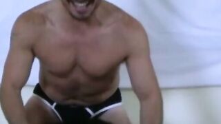 Pretty twink tied up and feet tickled by kinky mature daddy