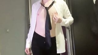 Kinky toys addicted teen Conor Rey masturbates in hot solo