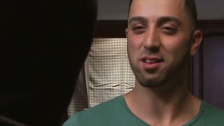Andrew aggressively slams his ass to an explosive orgasm