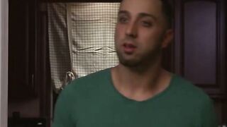 Andrew aggressively slams his ass to an explosive orgasm