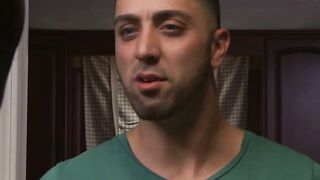 Andrew aggressively slams his ass to an explosive orgasm