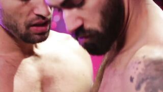 Passionate gays rimjob each other and anally fuck