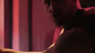 Handsome gay in jokcstrap anally fucked by big cocked homo
