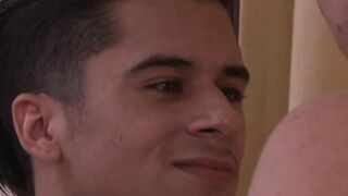 Latin gay Armond Rizzo rimmed and anal fucked by hunky guy