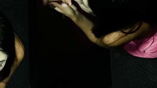 Naughty Anna Cummings blows a BBC and eats warm cum