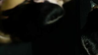 Naughty Anna Cummings blows a BBC and eats warm cum