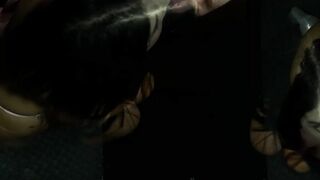 Naughty Anna Cummings blows a BBC and eats warm cum