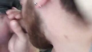 Horny roomie wakes up Seb Destructor with his huge cock