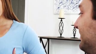 Hung Brad Sterling fucked my huge titties and pinkish vagina until cumshot