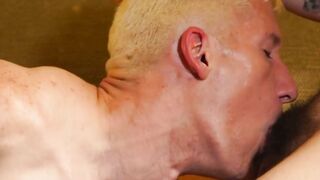 Horny gays Aiden Asher and Johnny Rapid joins hot foursome