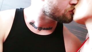 Bearded hunk anal fucked by cute Asian Tranny Venus Lux