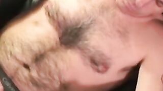 Throbbing cock senior jerking off before a massive cumshot