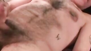Throbbing cock senior jerking off before a massive cumshot