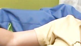 Cute amateur twink teases with his feet and enjoys anal sex