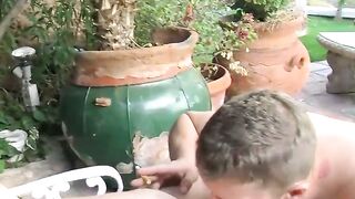 Twink Joey Perelli and sexy Micah Andrews outdoor sex fun