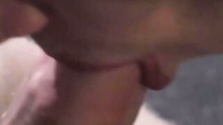 Blowjob and rough ass fucking during bondage for twink man