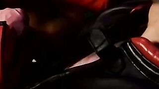 Horny studs double penetration 3way ends with sticky facial