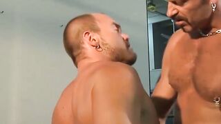 Pierced muscle hunk hot nipple torment and BDSM domination
