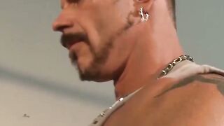 Pierced muscle hunk hot nipple torment and BDSM domination