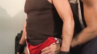 Pierced muscle hunk hot nipple torment and BDSM domination