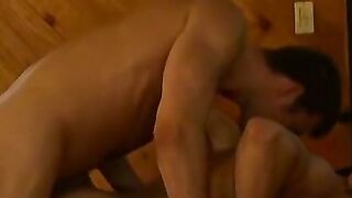 Hung studs fuck doggystyle before hard riding