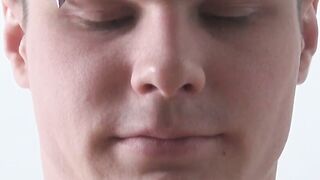 Handsome jock Skin Veni fingering and jerking his uncut cock