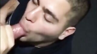 Cum-Covered Face: Amateur Blowjob and Masturbation 2