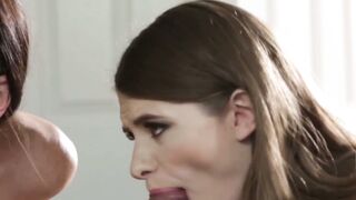 Interracial sex with hot babes Alice March and India Summer