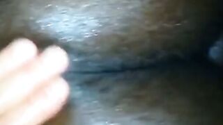 Black Guy Gets an Anal Massage and Fuck from a Young Stud