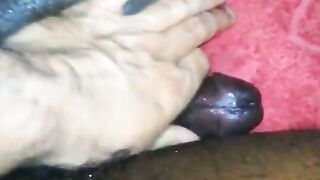 Black Guy Gets an Anal Massage and Fuck from a Young Stud