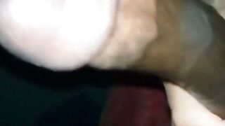Black Guy Gets an Anal Massage and Fuck from a Young Stud