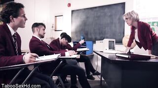 Professor got nailed rough by students