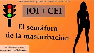 Juego para masturbarse. Semáforo JOI.