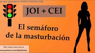 Juego para masturbarse. Semáforo JOI.