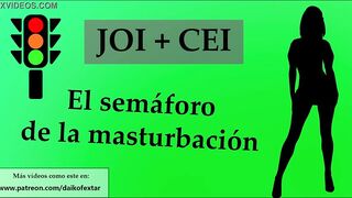 Juego para masturbarse. Semáforo JOI.
