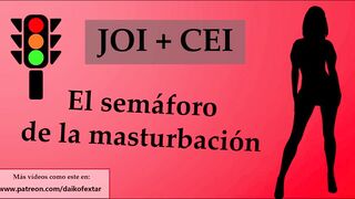 Juego para masturbarse. Semáforo JOI.