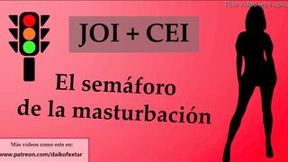 Juego para masturbarse. Semáforo JOI.