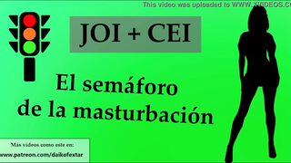 Juego para masturbarse. Semáforo JOI.