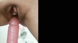Bad Dragon Sex Toy Pounding Anal Stretching and Squirting Compilation with