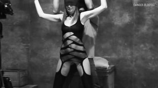 Blindfolded amateur mom gets snatch teased inside FETISH swinger sex tape