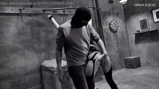 Blindfolded amateur mom gets snatch teased inside FETISH swinger sex tape