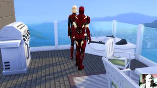 Captain Marvel Plowed by Iron Man Marvel Porn