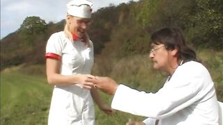 Perverted doctor fucks his young nurse Gwen Cortez