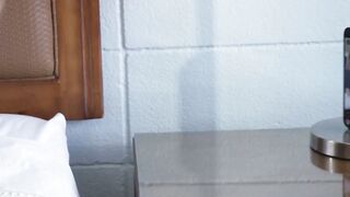 Muscular Brogan moans as Miguel Rey barebacks his asshole