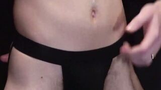 Legrand Wolf's massive load in Marcus Rivers's ass hole