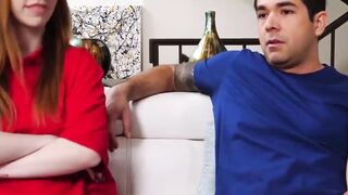 Pervert Jon Rogue nibbles my bald vag before savage pussy penetration